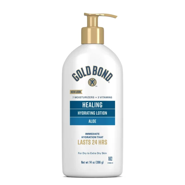 Crème Gold Bond Healing Hydrating Hand Moisturizer, Pour Visage et Corps, 414 ml