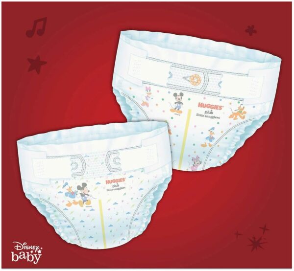 Couches Huggies Little Snugglers Plus - Taille 2 (5 à 8 kg), 174 Unités – Image 2