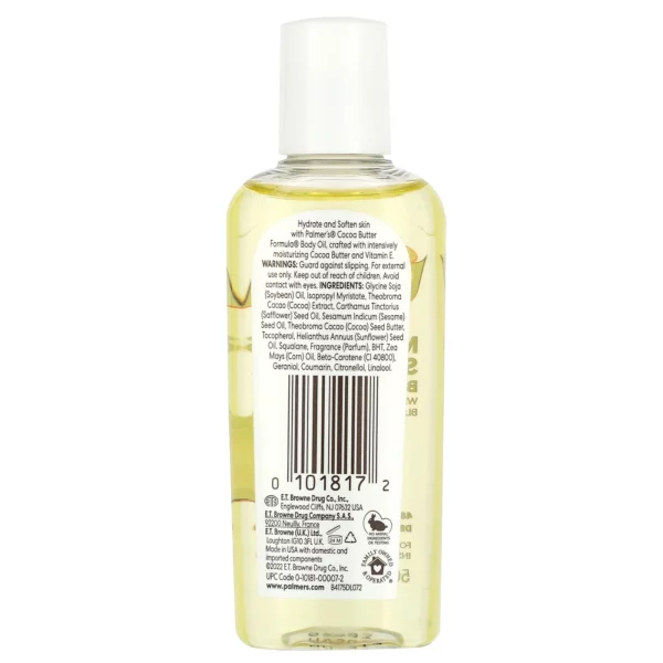 Huile Corporelle Palmer's Cocoa Butter Formula Body Oil A La Vitamine E, 50 ml – Image 7