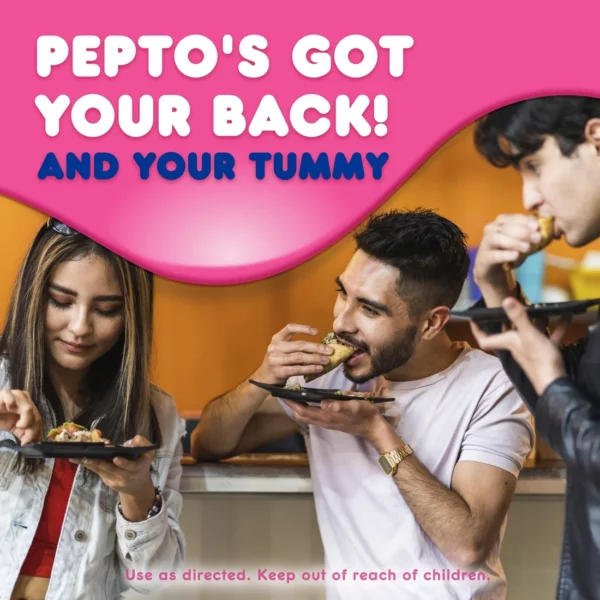 Pepto Bismol Ultra En Liquide - Soulagement Nausée, Brûlures d’Estomac, Indigestion, Diarrhée... Saveur Cerise, 354 ml – Image 6
