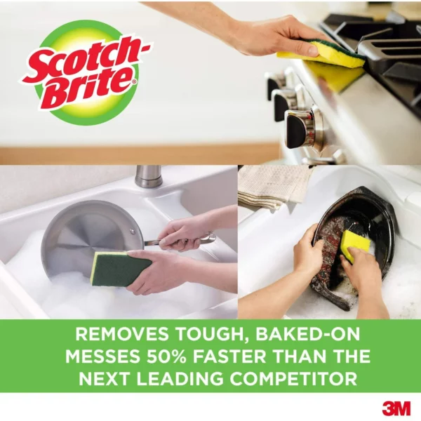 Éponge Grattante Scotch-Brite, Ultra-Résistantes Heavy Duty – Image 3