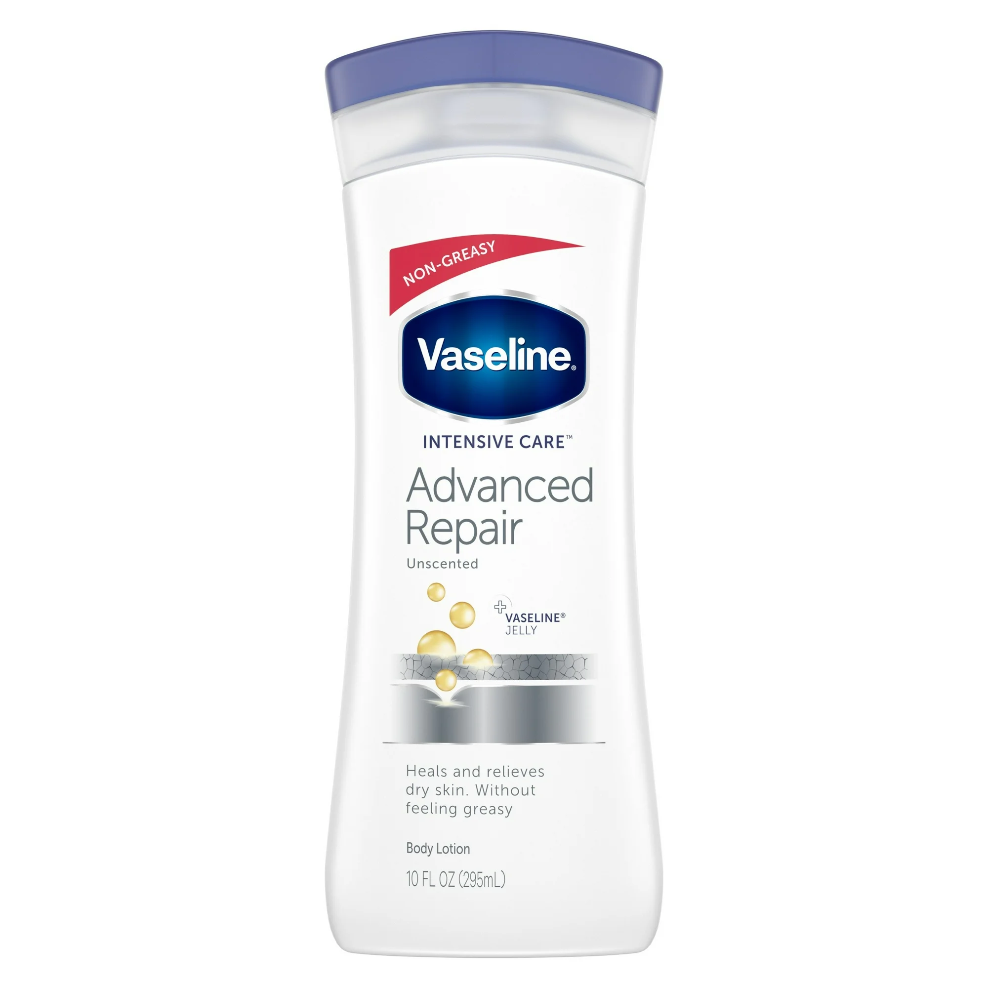 Lait de Corps Vaseline Intensive Care Advanced Repair Sans Parfum, 295 ml