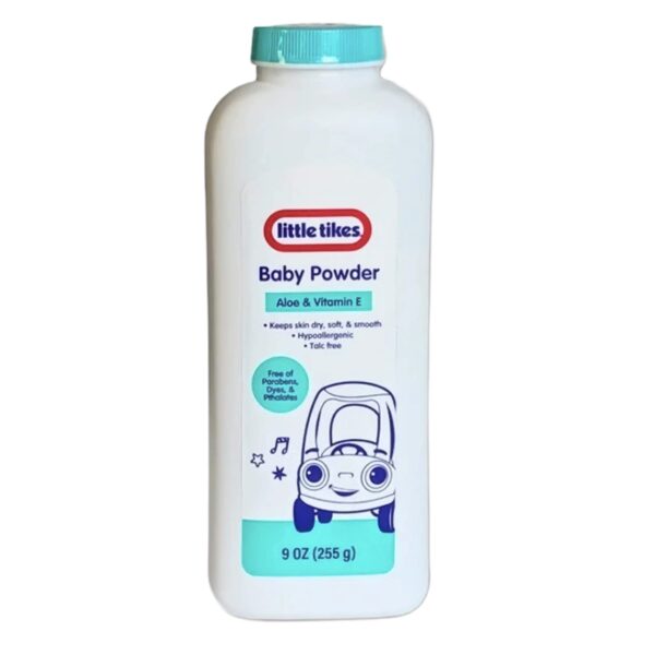 Poudre Bébé Little Tikes, Hypoallergénique à l’Aloe Vera & Vitamine E
