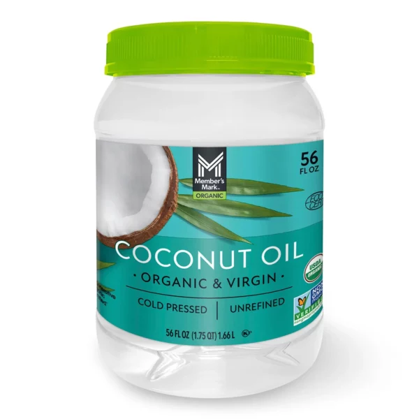 Huile de Coco Bio Member's Mark Virgin, Qualité Supérieure 1,66 L