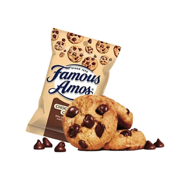 Famous Amos - Cookies aux Pépites de Chocolat, Format Mini, 56 g – Image 3