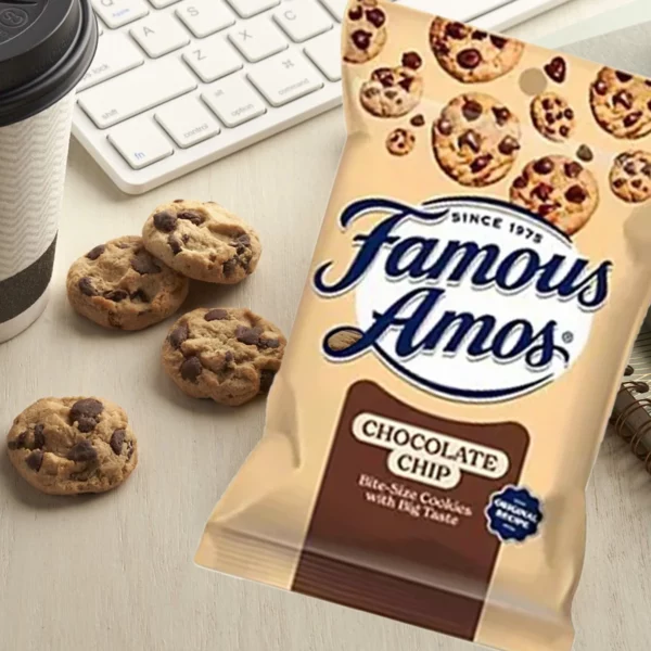 Famous Amos - Cookies aux Pépites de Chocolat, Format Mini, 56 g – Image 4