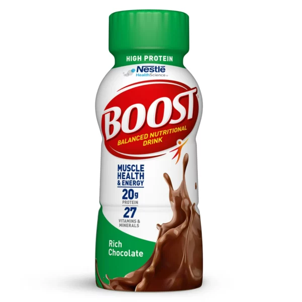 BOOST - Boisson Nutritionnelle Hyperprotéinée Chocolat Intense, 237 mL