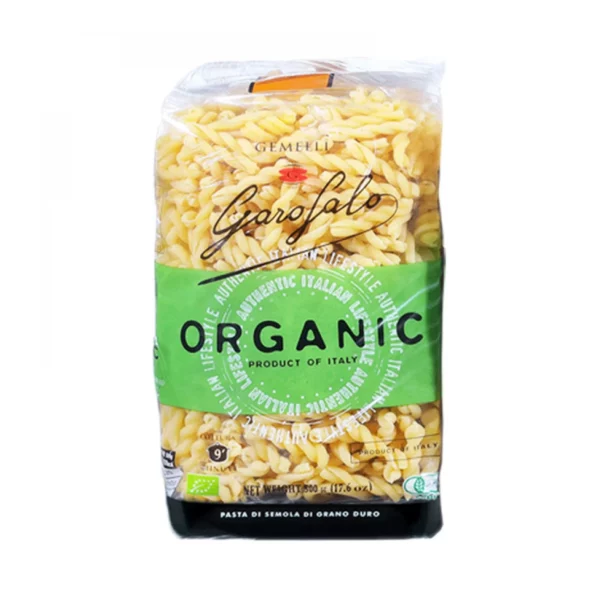 Pâtes Garofalo Bio Gemelli - Pâtes de Semoule de Blé Dur, 500g