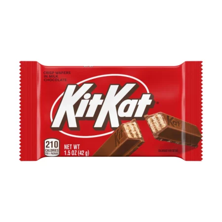 Kit Kat - Barre de Gaufrette Enrobée de Chocolat au Lait, 42 g