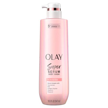 Gel Douche OLAY Super Serum, Soin Corps Pour Peau Normale, 547 mL