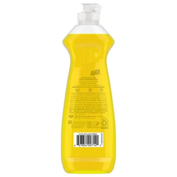 Ajax Ultra - Liquide Vaisselle Ultra Dégraissant Parfum Citron, 450 mL – Image 7