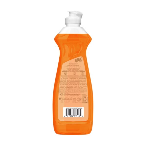 Ajax Ultra Triple Action - Liquide Vaisselle Parfum Orange, 450 mL – Image 2
