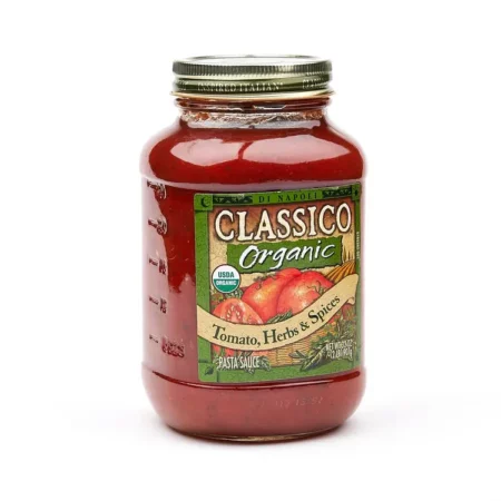 Sauce Tomate Classico Organic Bio Aux Herbes & Épices, 907 g