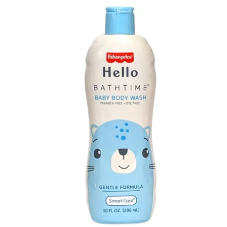 Shampoing & Gel Lavant Bébé, Fisher-Price Hello Bath Time 2-en-1, 296 mL