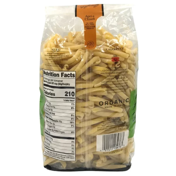 Pâtes Garofalo Bio Casarecce, Pâtes de Semoule de Blé Dur, 500g  – Image 3