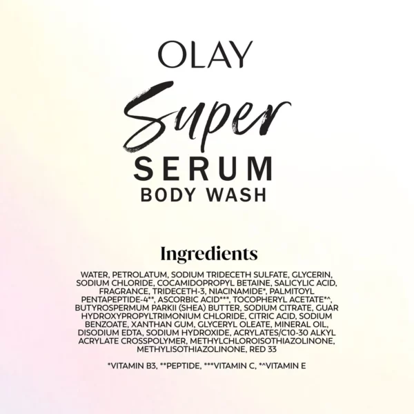 Gel Douche OLAY Super Serum, Soin Corps Pour Peau Normale, 547 mL – Image 5