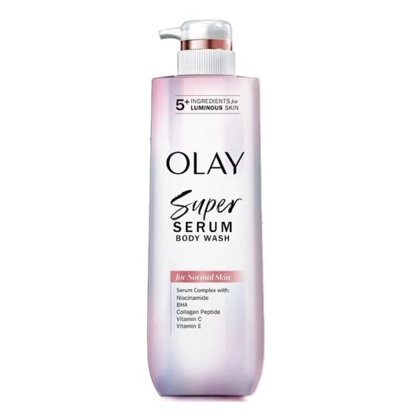 Gel Douche OLAY Super Serum, Soin Corps Pour Peau Normale, 547 mL
