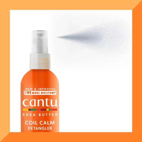 Démêlant Cantu, Cheveux Bouclés, Beurre de Karité Coil Calm, 236 mL – Image 12
