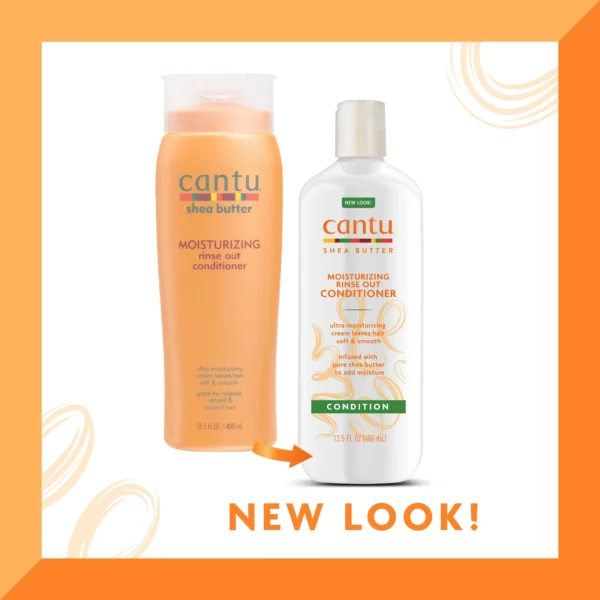Démêlant Hydratant Cantu au Beurre de Karité, Pour Cheveux Secs, 400 mL – Image 8