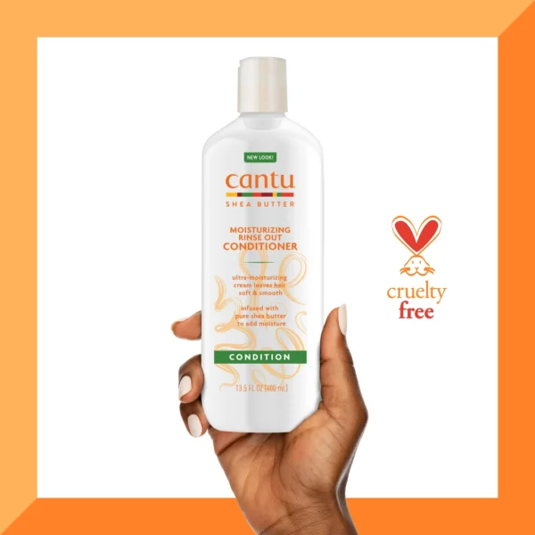 Démêlant Hydratant Cantu au Beurre de Karité, Pour Cheveux Secs, 400 mL – Image 2