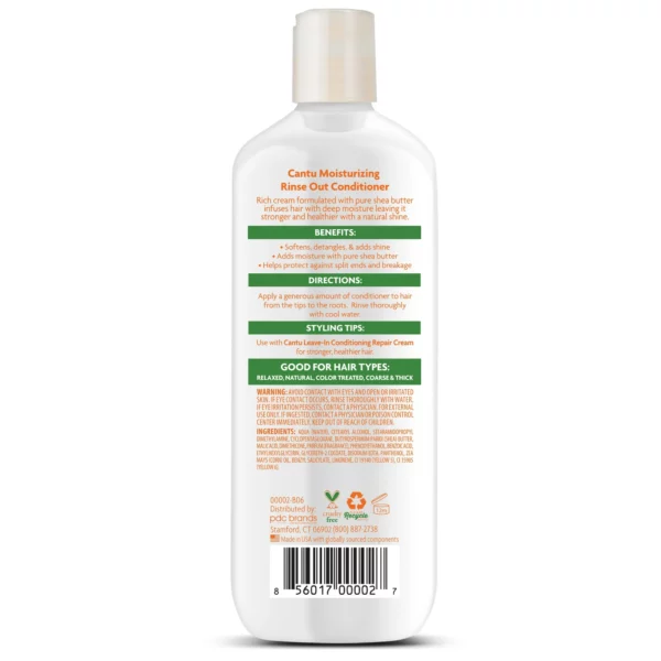 Démêlant Hydratant Cantu au Beurre de Karité, Pour Cheveux Secs, 400 mL – Image 9