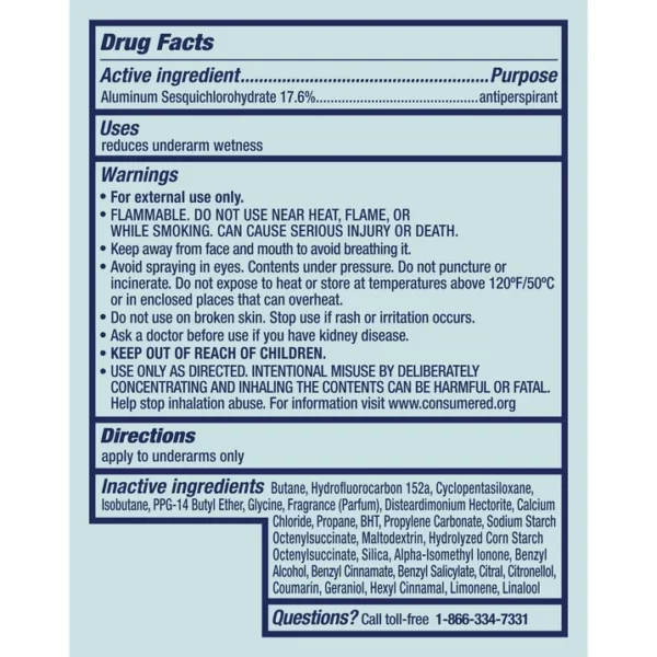 Degree Déodorant Femme Anti-Transpirant  Dry Spray Lavande & Nénuphar, 107g – Image 8