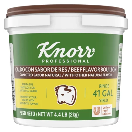 Bouillon de Bœuf Knorr Professional Caldo de Res, Base Granulée, 2 kg