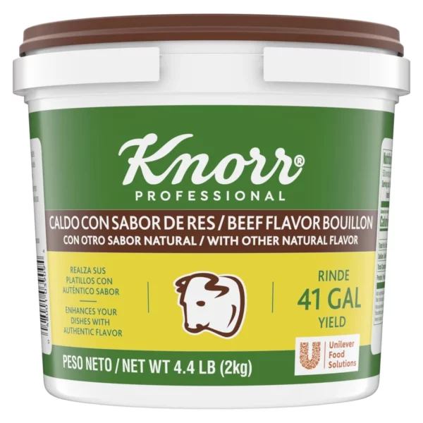 Bouillon de Bœuf Knorr Professional Caldo de Res, Base Granulée, 2 kg
