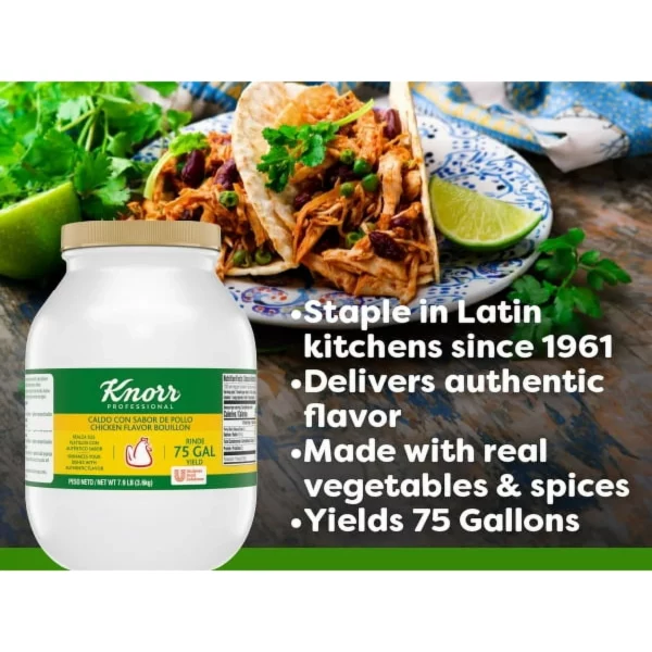 Bouillon de Poulet en Pâte Knorr Professional, Base pour Soupes & Sauces, 3,6 kg – Image 2