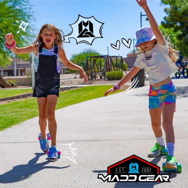 Rollers Chaussures à Roulettes Madd Gear Roues LED, Réglable – Image 2