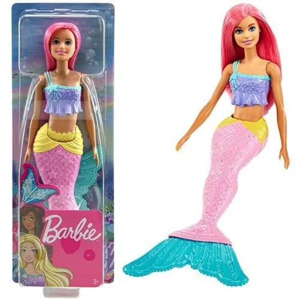 Poupée Barbie Sirène Mattel, Jouet pour Bains & Piscine