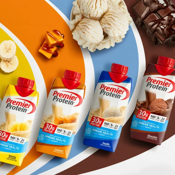 Premier Protein, Shake Protéiné Vanille, 30g de Protéine, 325 mL – Image 6