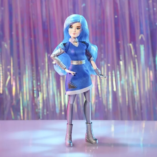 Poupée Disney Zombies 3 Addison Cheveux Bleus 12", Avec Robe & Accessoires – Image 2