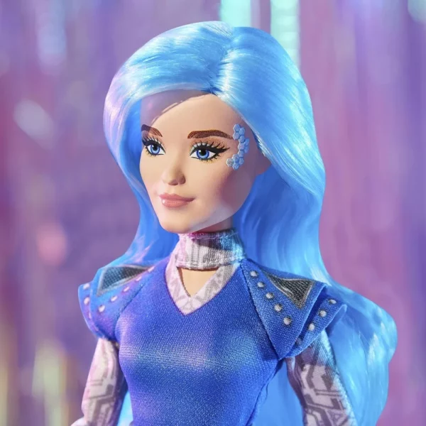 Poupée Disney Zombies 3 Addison Cheveux Bleus 12", Avec Robe & Accessoires – Image 4
