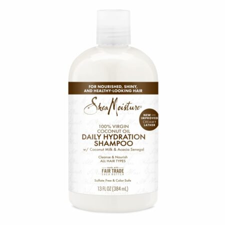 Shampoing SheaMoisture Hydratation Quotidienne, Huile de Coco Sans Sulfate, 384 mL