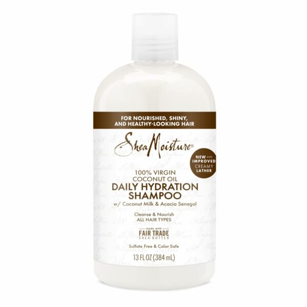 Shampoing SheaMoisture Hydratation Quotidienne, Huile de Coco Sans Sulfate, 384 mL