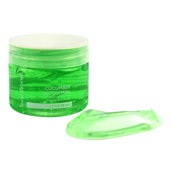 Masques Gel SpaScriptions Gold, Rose & Concombre, Soin Visage (Lot de 3) – Image 3