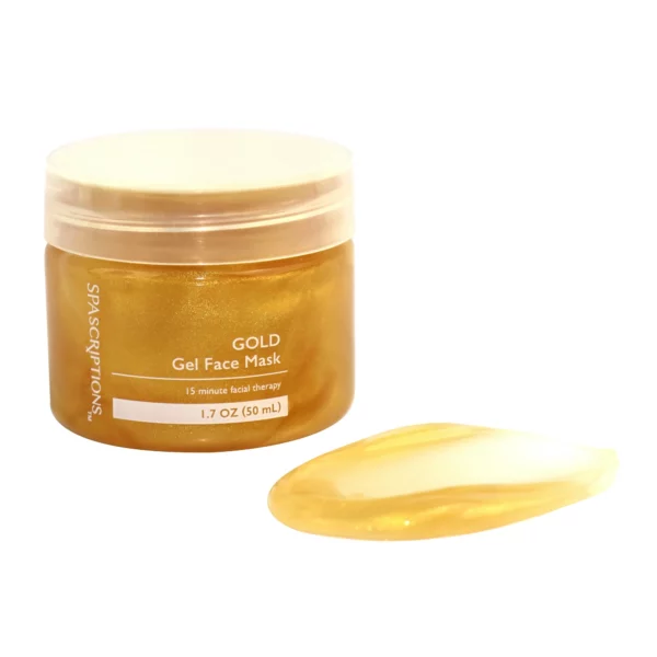 Masques Gel SpaScriptions Gold, Rose & Concombre, Soin Visage (Lot de 3) – Image 5