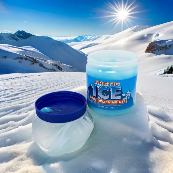 Gel Antidouleur Artic Ice Menthe, Soulagement Muscles & Articulations, 198g – Image 2