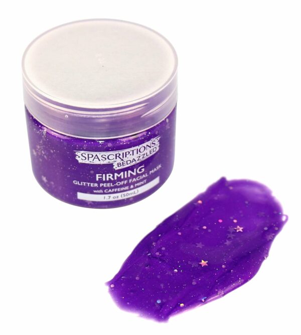 Pack Masque Peel-Off Pailleté SpaScriptions BeDazzled, Soin Visage Raffermissant & Pores – Image 3