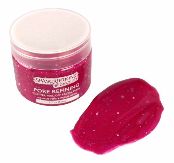 Pack Masque Peel-Off Pailleté SpaScriptions BeDazzled, Soin Visage Raffermissant & Pores – Image 2