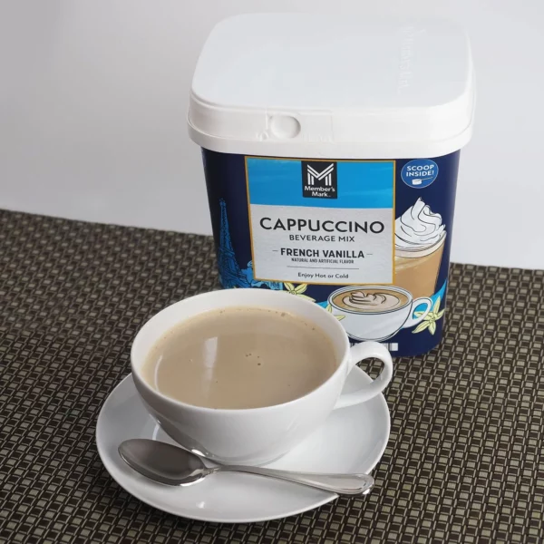 Boisson Cappuccino Beverage Mix, Member's Mark French Vanilla, 1,36 kg – Image 2