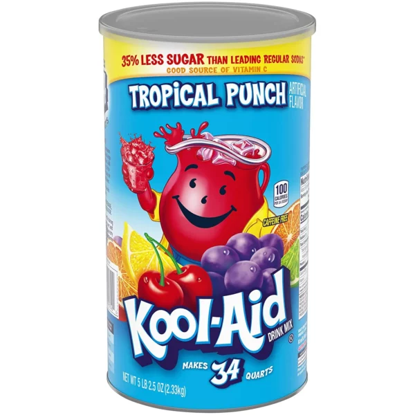 Kool-Aid Mélange pour Boisson en Poudre Tropical Punch, Grand Format, 2,33kg
