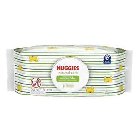 Huggies Lingettes Bébé Natural Care Sensitive Sans Parfum, Pour Peaux Sensibles