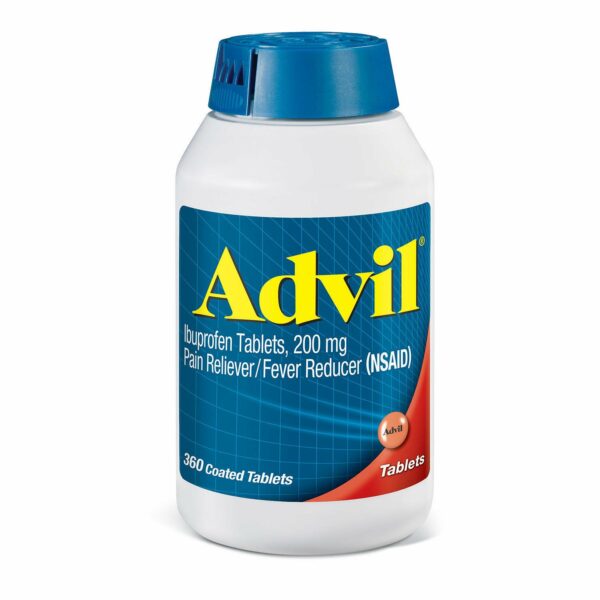 Advil Ibuprofène 200mg, Anti-Douleur & Anti-Fièvre, Grand Format, 360 Comprimés