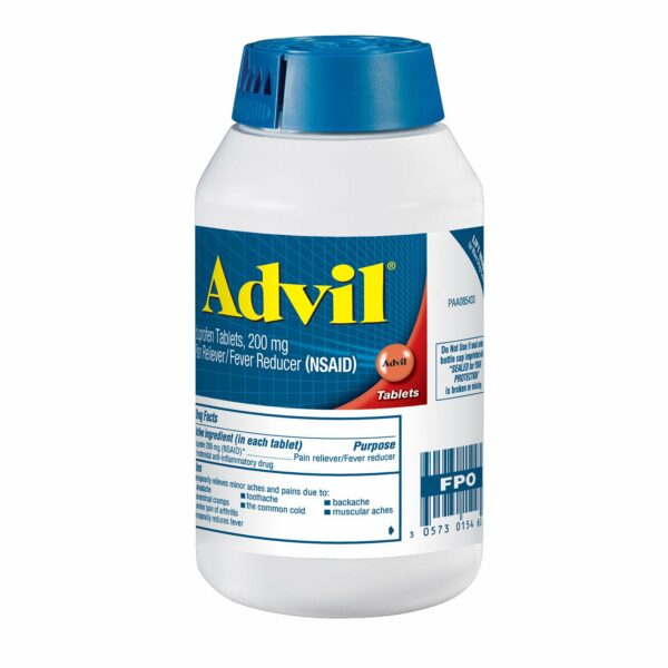 Advil Ibuprofène 200mg, Anti-Douleur & Anti-Fièvre, Grand Format, 360 Comprimés – Image 4