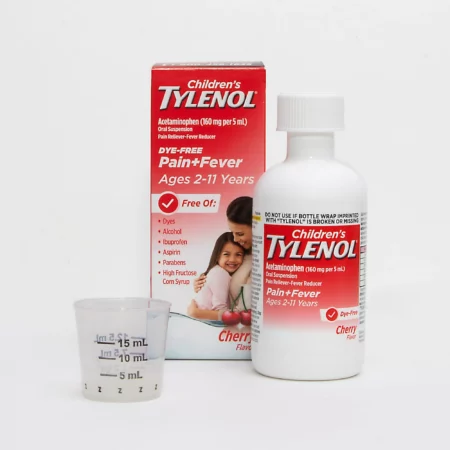 Tylenol Enfant, Douleur & Fièvre, Sans Colorant, Cerise, 120 mL