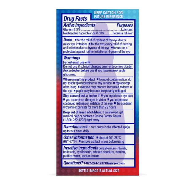Clear Eyes - Collyre Cooling Comfort, Soulagement Rafraîchissant, 15mL – Image 3
