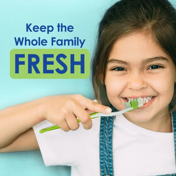 Paquet Brosses à Dents Enfant Dr. Fresh, Manche Antidérapant & Nettoie-Langue, 5 Unités – Image 2