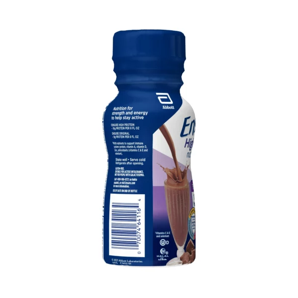 Ensure High Protein, Chocolat au Lait, Boisson Nutritionnelle, 237 mL – Image 8